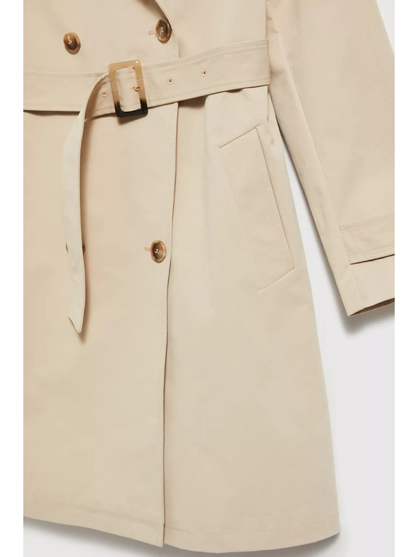 Moodo Béžový trenčkot