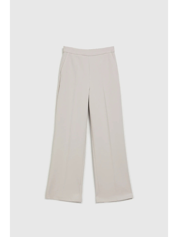 Moodo Šedé formálne dámske nohavice