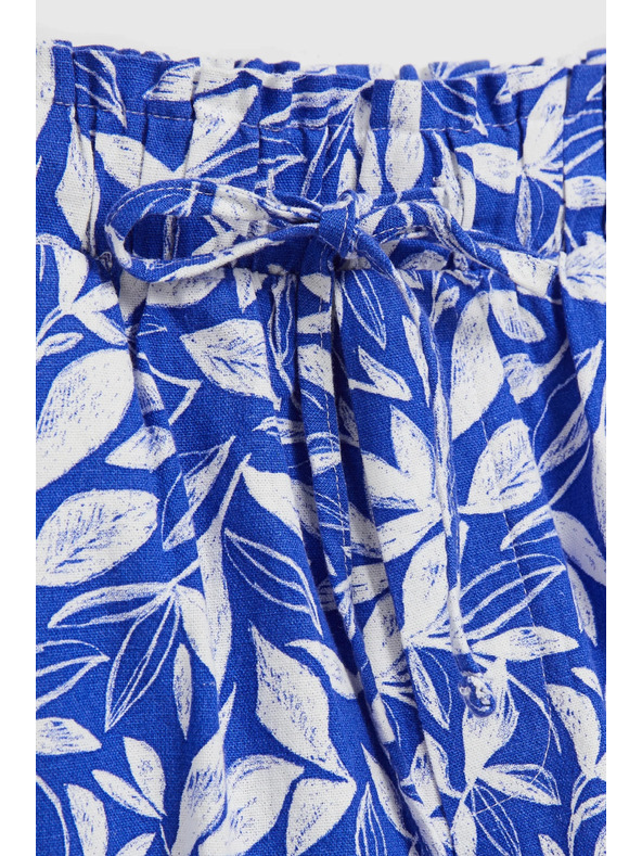 Moodo Modro-biele krátke nohavice Moodo