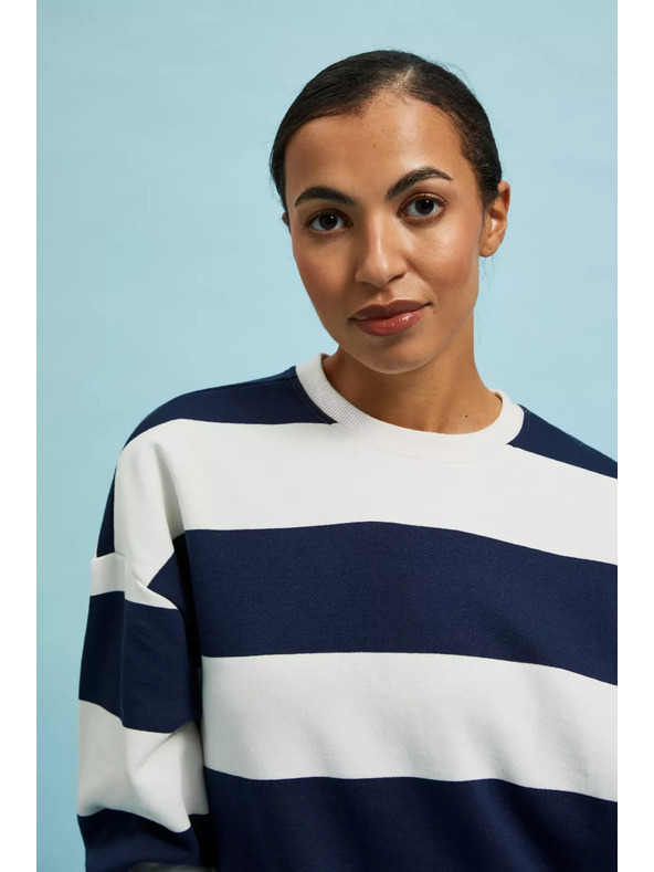 Moodo Pruhovaná mikina