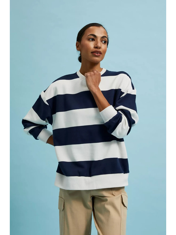 Moodo Pruhovaná mikina