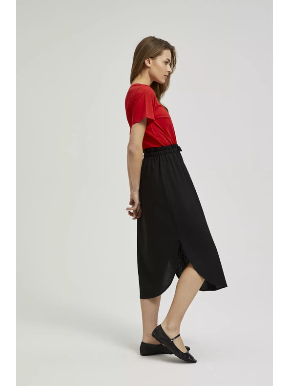Moodo Čierna voľná sukňa
