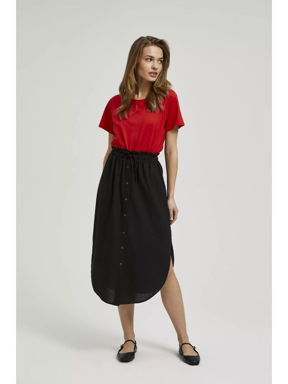 Moodo Čierna voľná sukňa