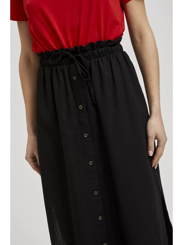 Moodo Čierna voľná sukňa