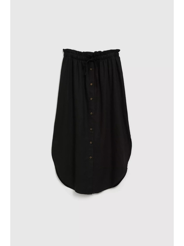 Moodo Čierna voľná sukňa