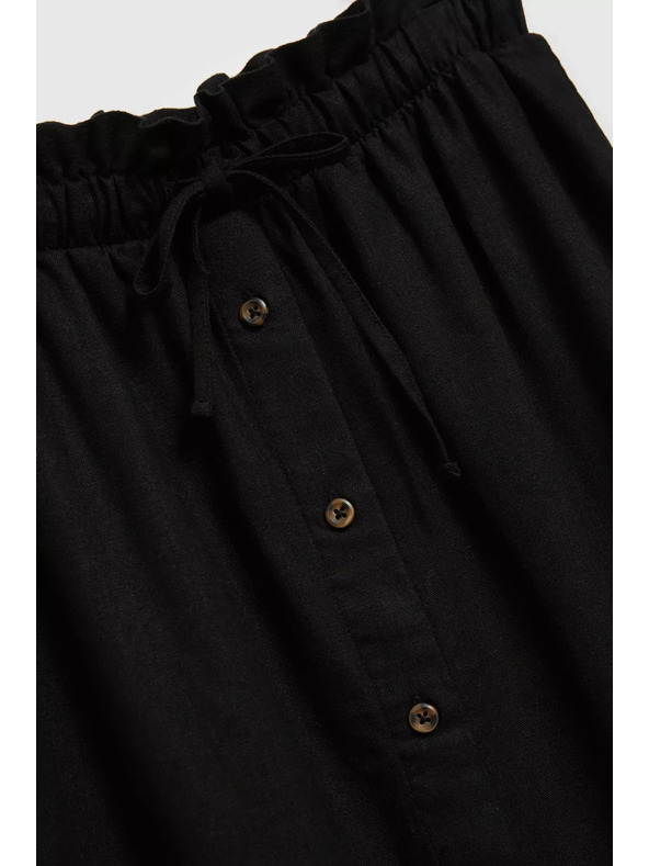 Moodo Čierna voľná sukňa