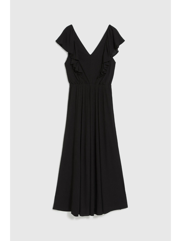 Moodo Čierne dlhé šaty