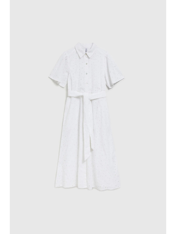 Moodo Biele madeira šaty