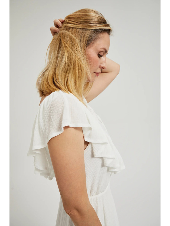 Moodo Dlhé šaty s volánikmi