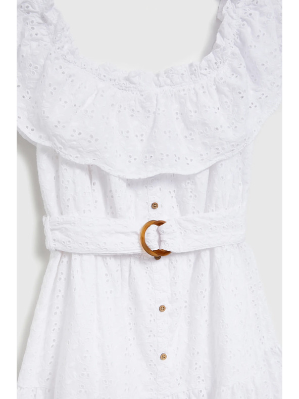 Moodo Dlhé šaty so spustenými ramenami