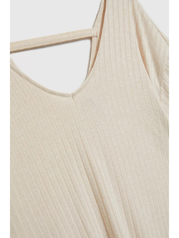 Moodo Krémový voľný top