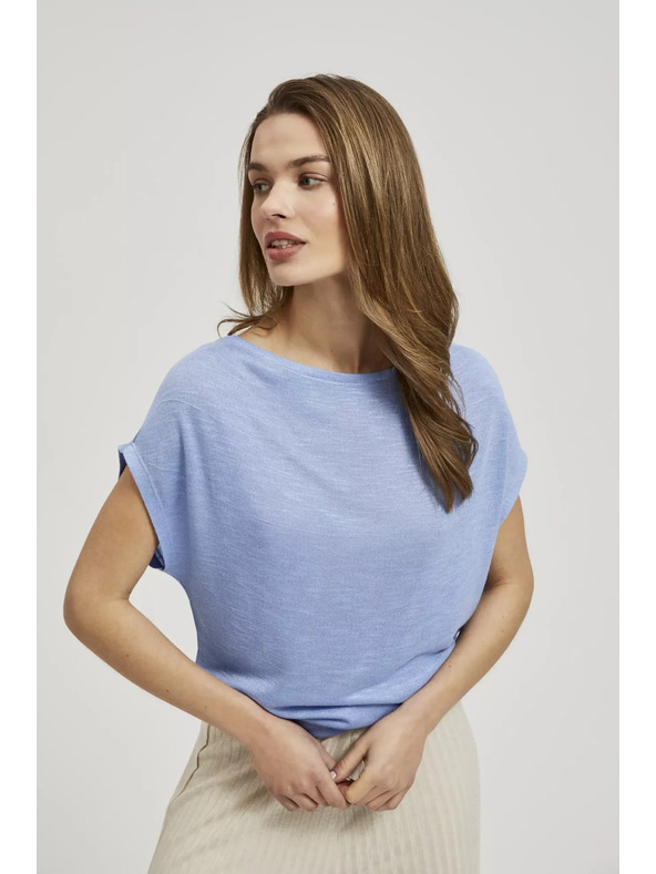 Moodo Svetlomodrý voľný top