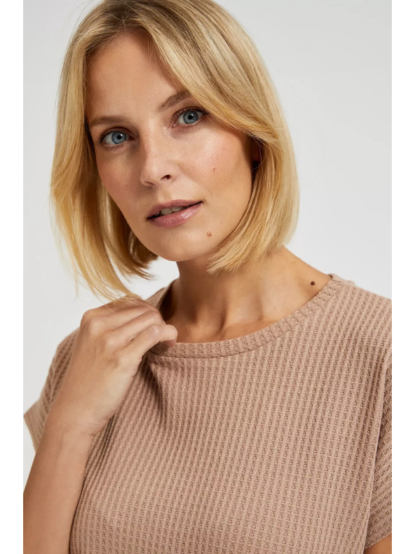 Moodo Svetlo hnedý top