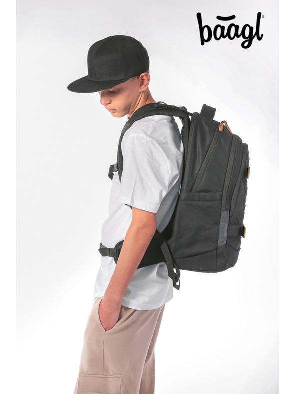 BAAGL  BAAGL Školský batoh Skate max Darkness