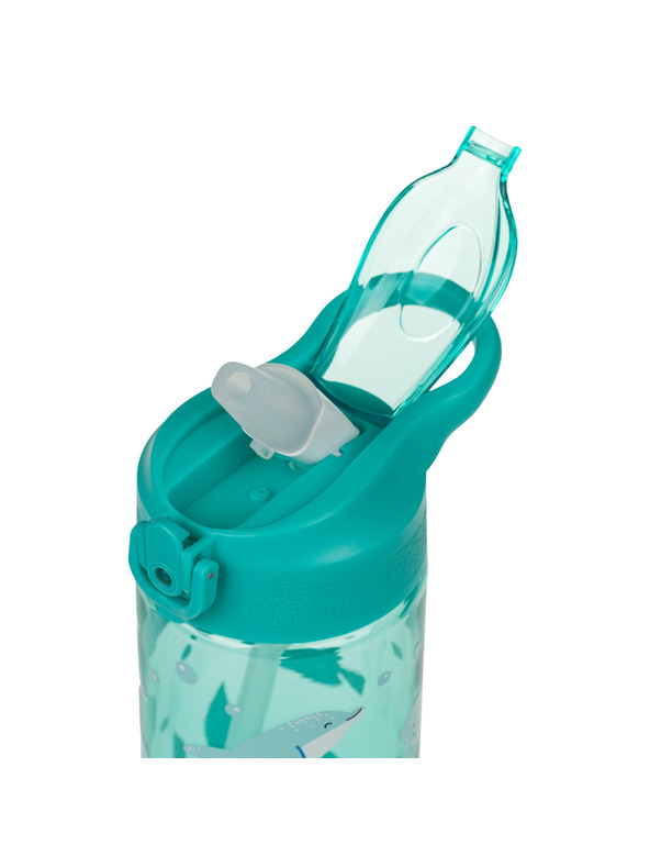 BAAGL  BAAGL Tritánová fľaša na pitie so slamkou Delfín 500 ml