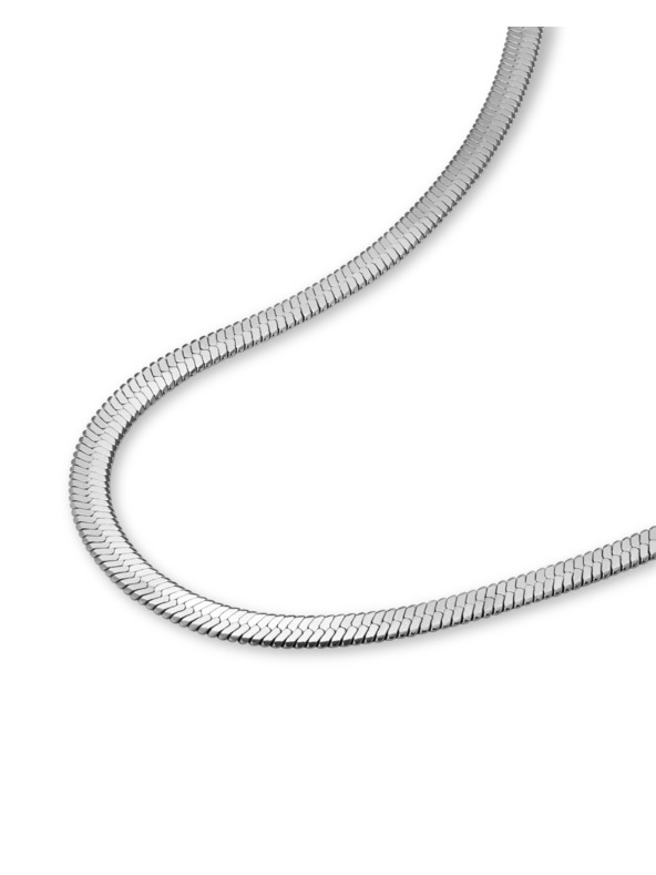 Rosefield Rosefield náhrdelník striebornej farby Snake JNFSS-J528