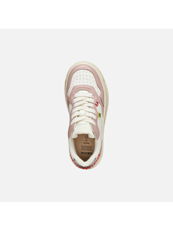 Geox Biele dievčenské tenisky Geox Lestrella