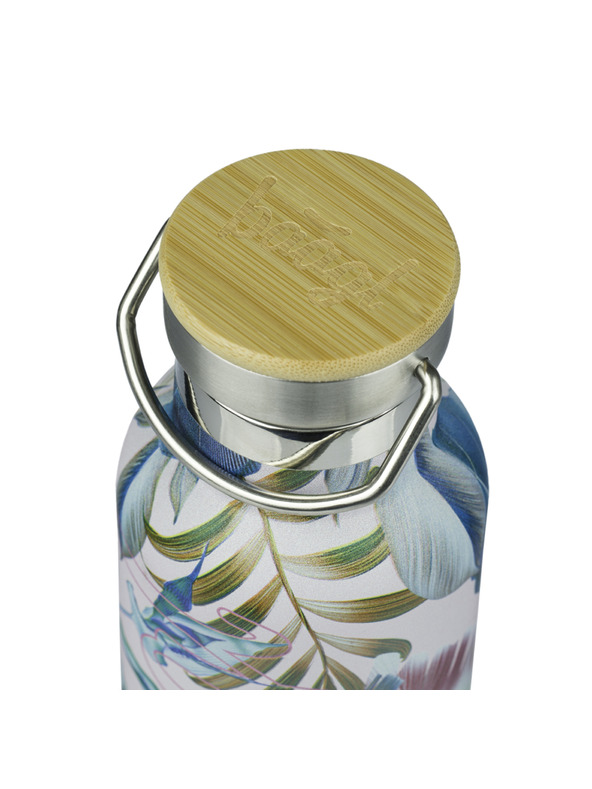BAAGL  BAAGL Termofľaša s bambusovým viečkom Leafs, 500 ml