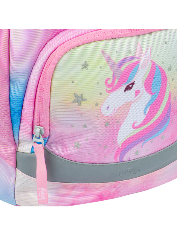 BAAGL  BAAGL Školský batoh Airy Rainbow Unicorn