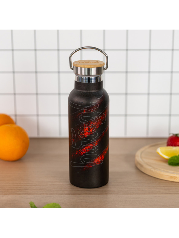 BAAGL  BAAGL Termofľaša s bambusovým viečkom Láva, 500 ml
