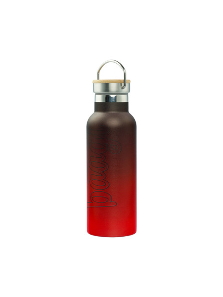 BAAGL  BAAGL Termofľaša s bambusovým viečkom Gradient červeno-čierna, 500 ml