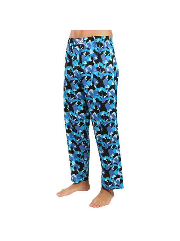 Styx Pánske nohavice na spanie Styx maskáč hranatý