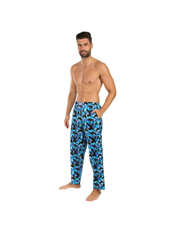 Styx Pánske nohavice na spanie Styx maskáč hranatý