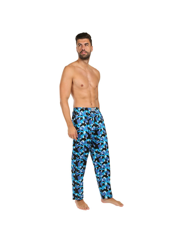 Styx Pánske nohavice na spanie Styx maskáč hranatý