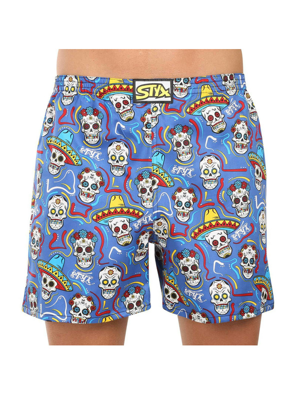 Styx Sada troch - pánske trenírky na spanie Styx viacfarebné