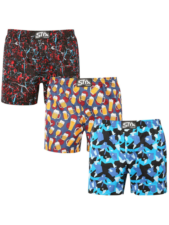 Styx Sada troch - pánske trenírky Styx premium art klasická guma