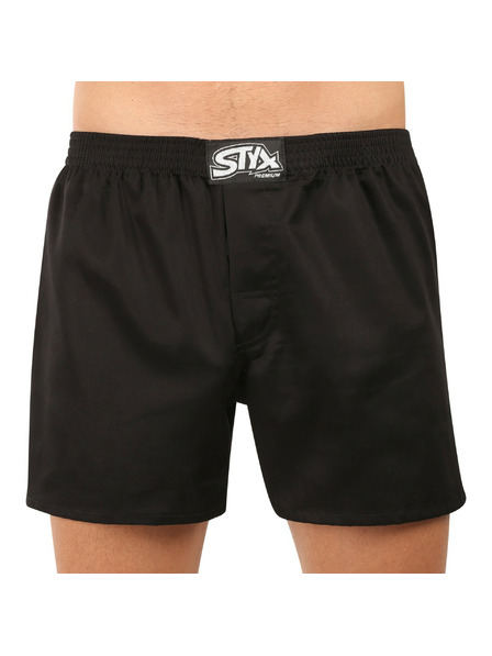 Styx Pánske trenírky Styx premium art klasická guma čierne