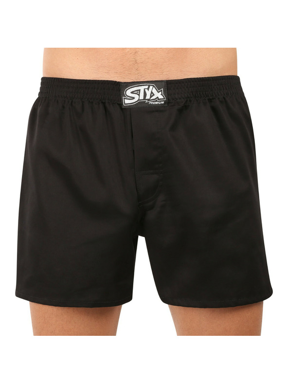 Styx Pánske trenírky Styx premium art klasická guma čierne