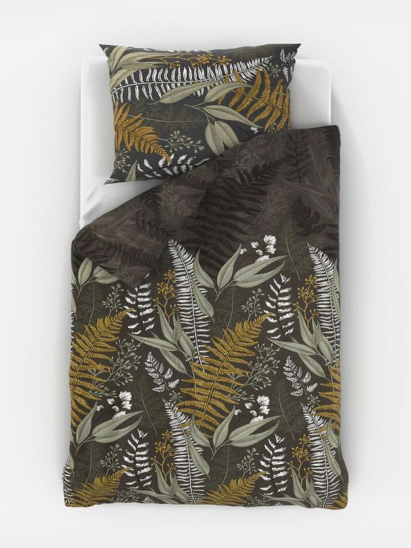 Kvalitex LUXURY COLLECTION 140x220, 70x90cm saténová predĺžená posteľná bielizeň CAPRADES