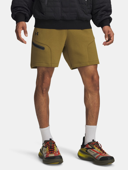 Under Armour Pánske kraťasy Under Armour UA Unstoppable Flc Shorts-GRN