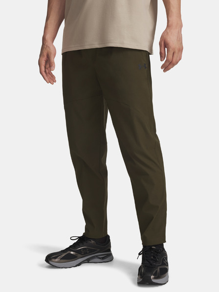 Under Armour Pánske športové nohavice Under Armour UA UNSTPBLE WOVEN TX TAPER-GRN