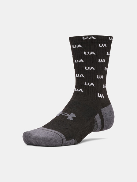 Under Armour Unisex ponožky Under Armour UA Perf Tech Nov 3pk Crew-BLK