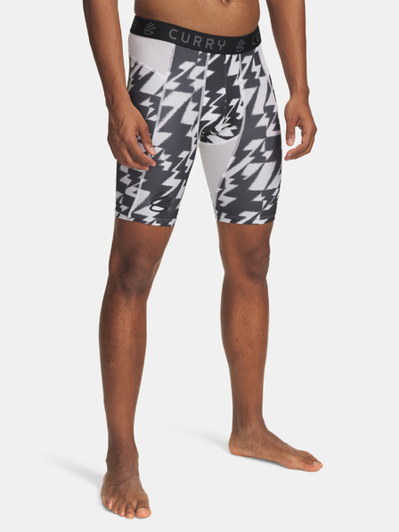 Under Armour Pánske kraťasy Under Armour UA Curry HG Prtd Shorts-WHT