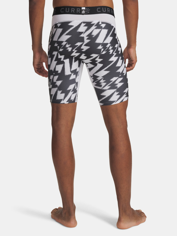 Under Armour Pánske kraťasy Under Armour UA Curry HG Prtd Shorts-WHT