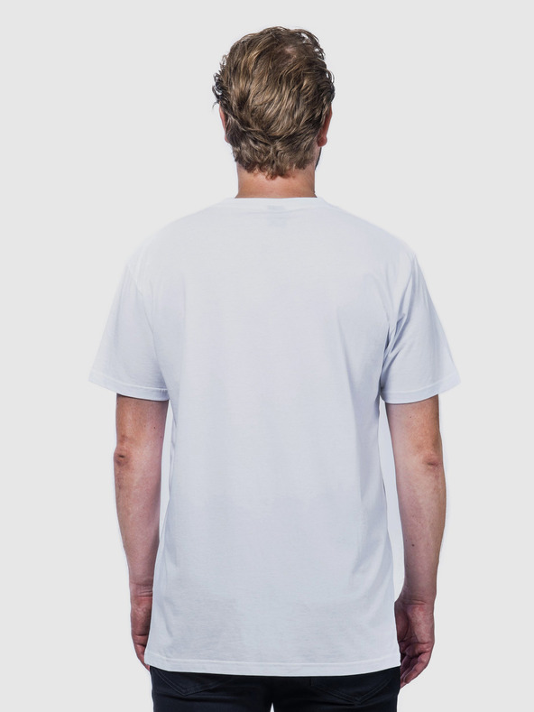 Horsefeathers Biele pánske tričko Horsefeathers Base