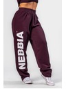 Nebbia Bordové baggy tepláky NEBBIA BOYFRIEND STYLE 432