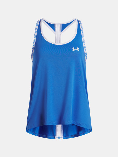 Under Armour Dievčenské tielko Under Armour Tech Knockout Tank-BLU
