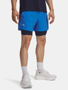 Under Armour Pánske kraťasy Under Armour UA LAUNCH 5'' 2-IN-1 SHORTS-BLU