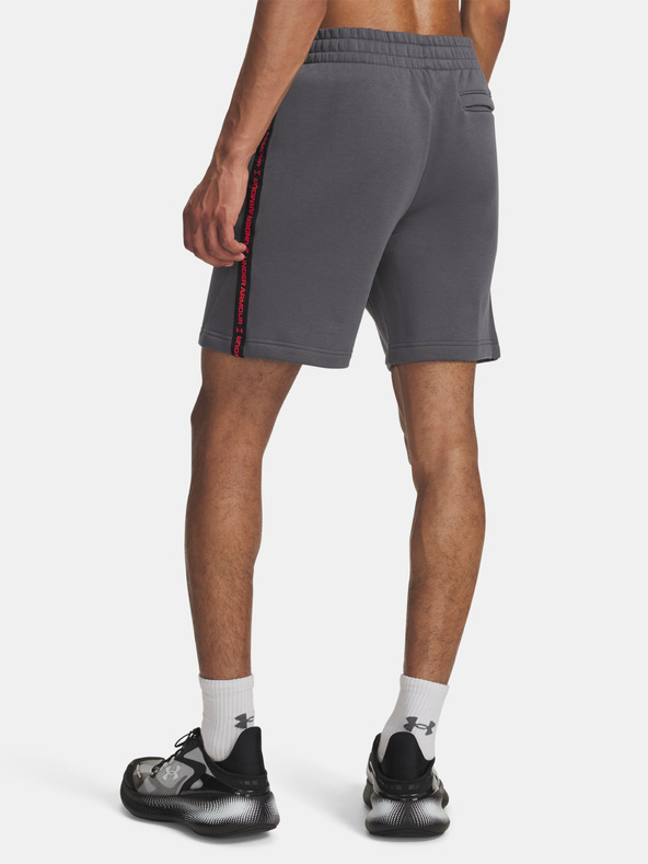 Under Armour Pánske kraťasy Under Armour UA Icon Fleece Short Taping-GRY