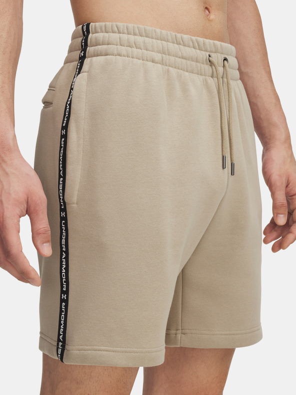 Under Armour Pánske kraťasy Under Armour UA Icon Fleece Short Taping-BRN