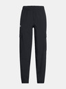 Under Armour Dievčenské športové nohavice Under Armour UA Rival Woven Cargo Pants-BLK