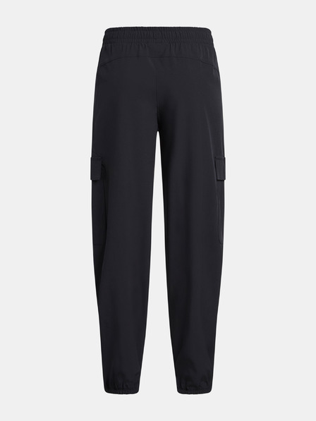 Under Armour Dievčenské športové nohavice Under Armour UA Rival Woven Cargo Pants-BLK