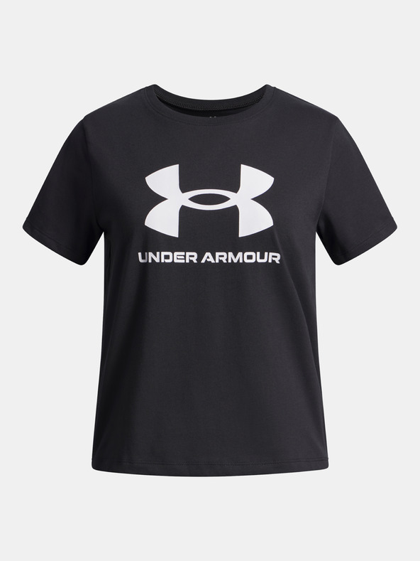 Under Armour Dievčenské tričko Under Armour UA BIG LOGO SS-BLK