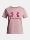 Under Armour Dievčenské tričko Under Armour UA BIG LOGO SS-PNK