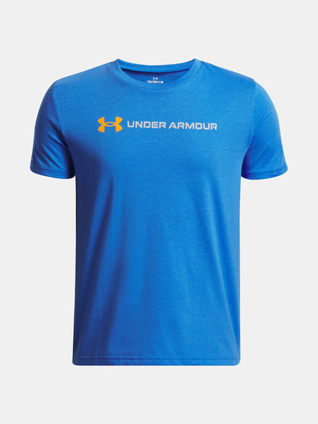 Under Armour Chlapčenské tričko Under Armour UA B LOGO WORDMARK SS-BLU