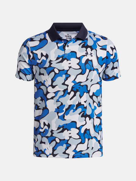 Under Armour Chlapčenské tričko Under Armour UA Matchplay Printed Polo-BLU